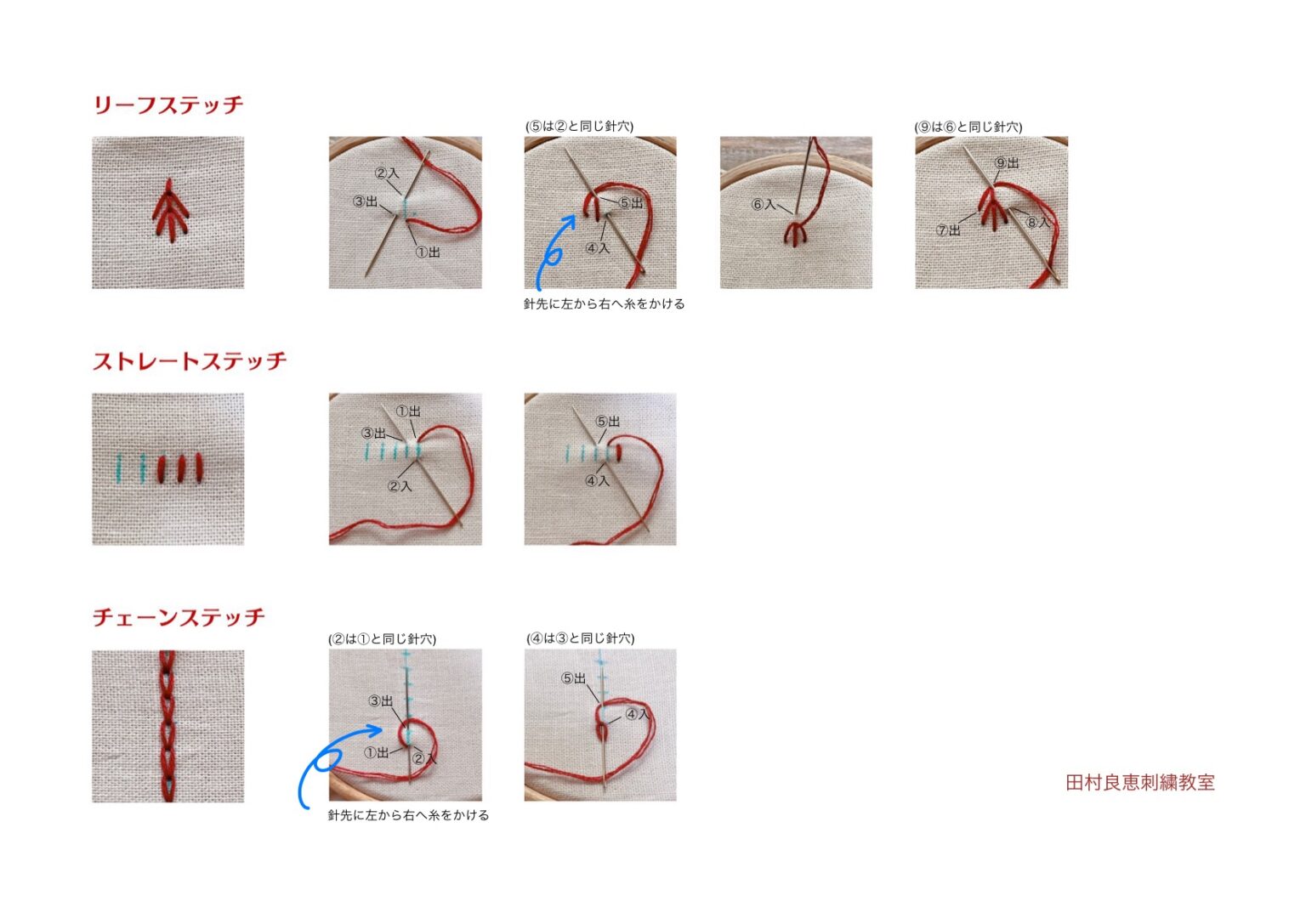 3月、新しい刺繍教室を開講します|初心者さんのためのフランス刺繍教室 | 田村良恵刺繍教室-大阪