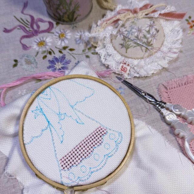 刺繍基礎レッスン | 田村良恵刺繍教室-大阪