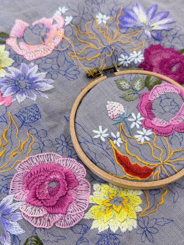 3月8日 国際女性デーにミモザを刺繍しませんか？住吉教室レッスンのご