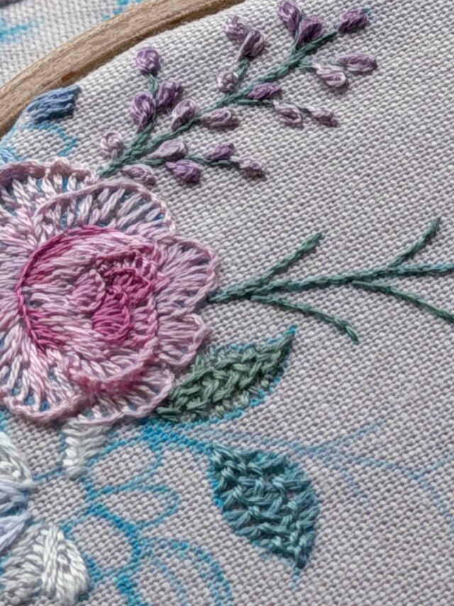 初めてでも作れます！ハーブの刺繍お道具れ | 田村良恵刺繍教室-大阪
